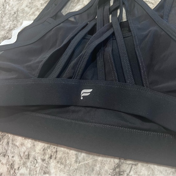 Fabletics sports bra size XS Faye high impact black NEW NWT - Picture 6 of 9